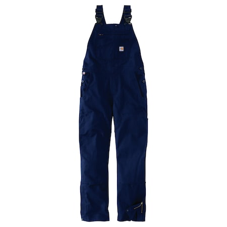 Carhartt Women's OR5780 W FR RF LseFt Dck BibOvrll M REG Non-Insulated Loose Dark Navy OR5780-FRW / 105780-DNYMREG